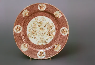 Wincanton Delftware Platte, um 1745